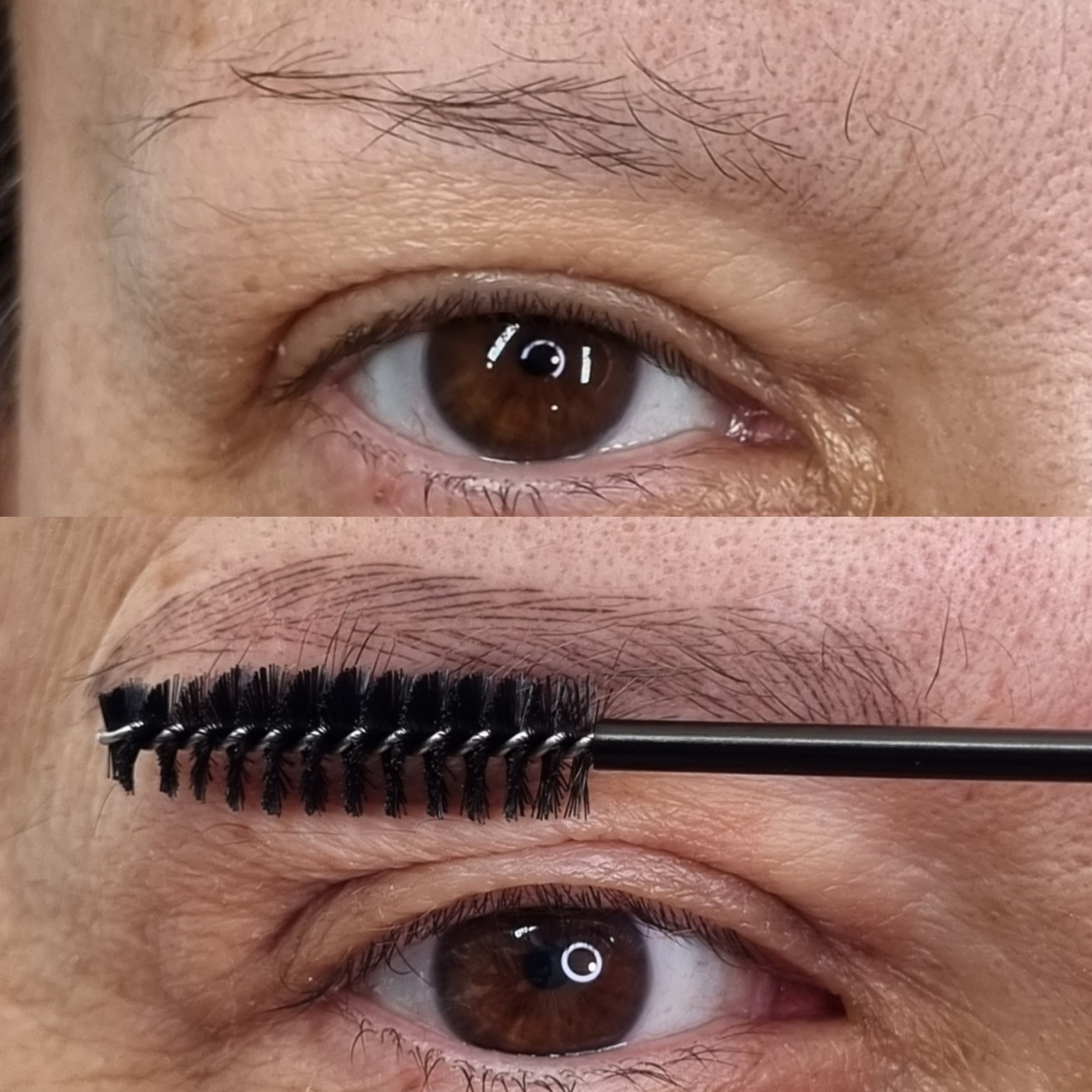 Antes y después microblading - resultado 2