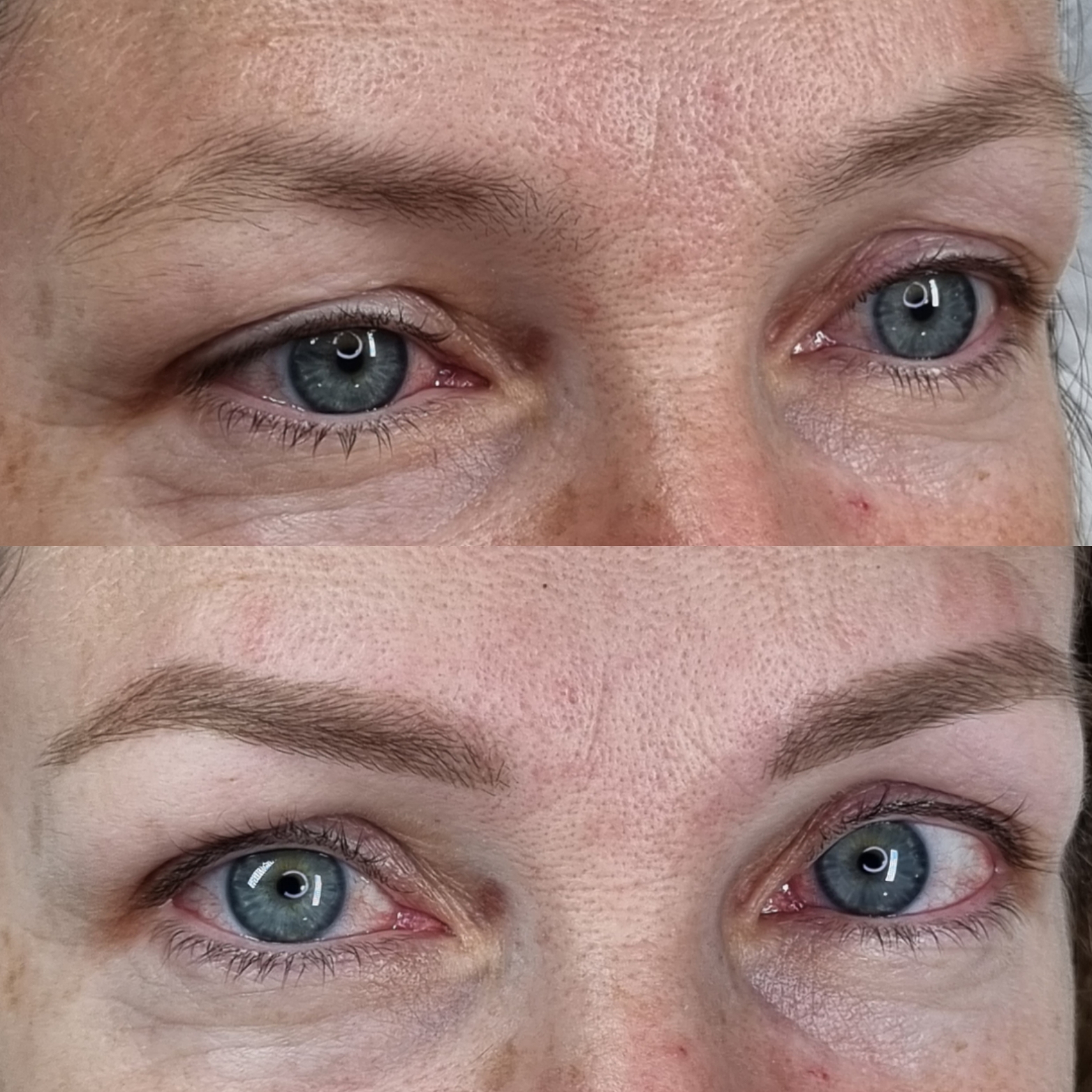 Antes y después microblading - resultado 3