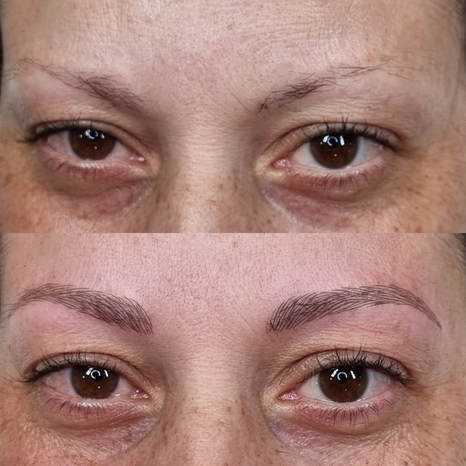 Antes y después microblading - resultado 4